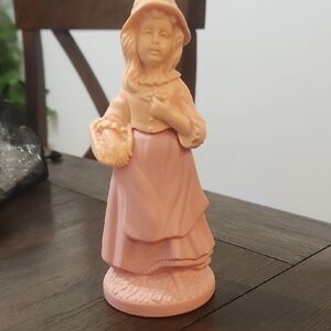 Vintage Style Pink Figurine She Cute!